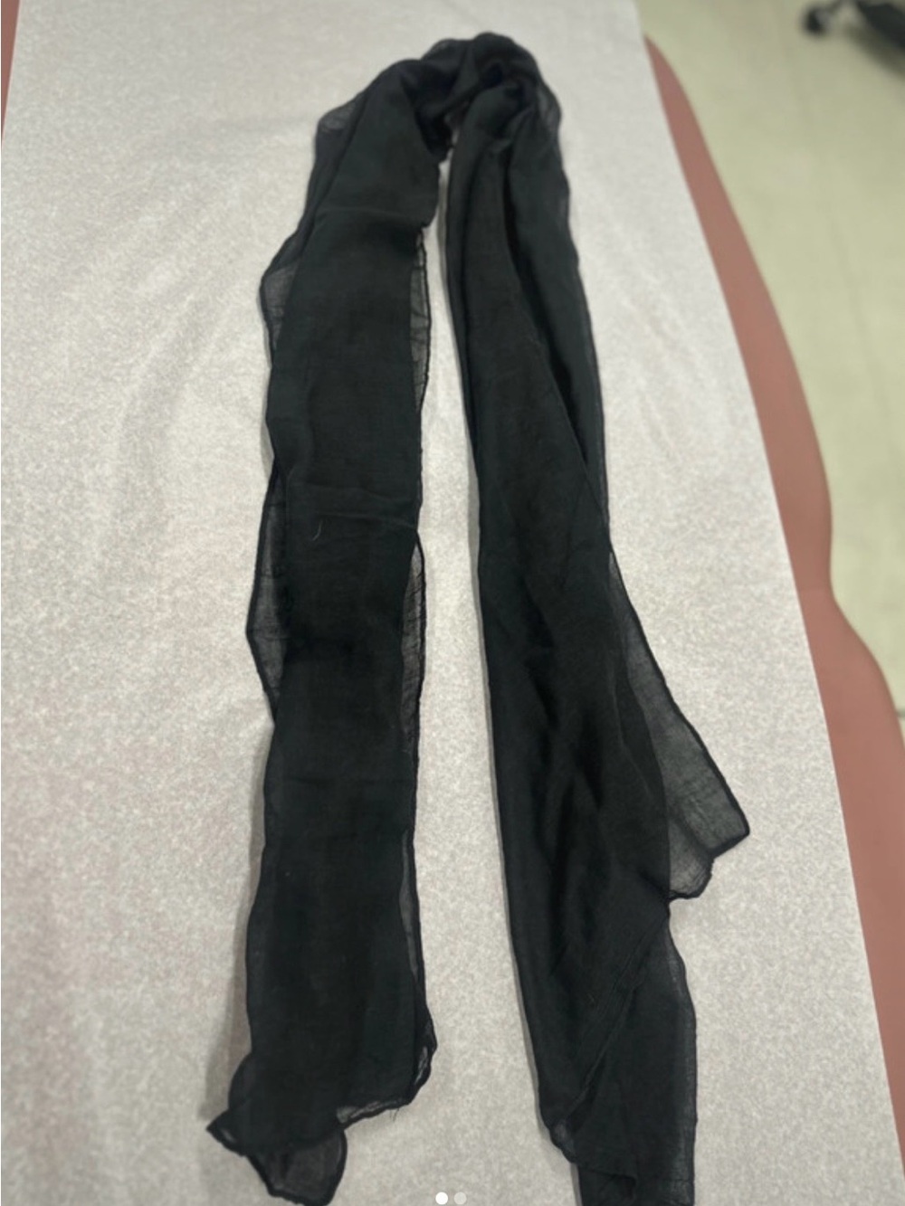 Lightweight Black Women's Scarf - Classic Everyday Accessory